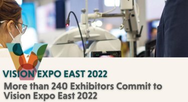 More than 240 Exhibitors Commit to Vision Expo East 2022